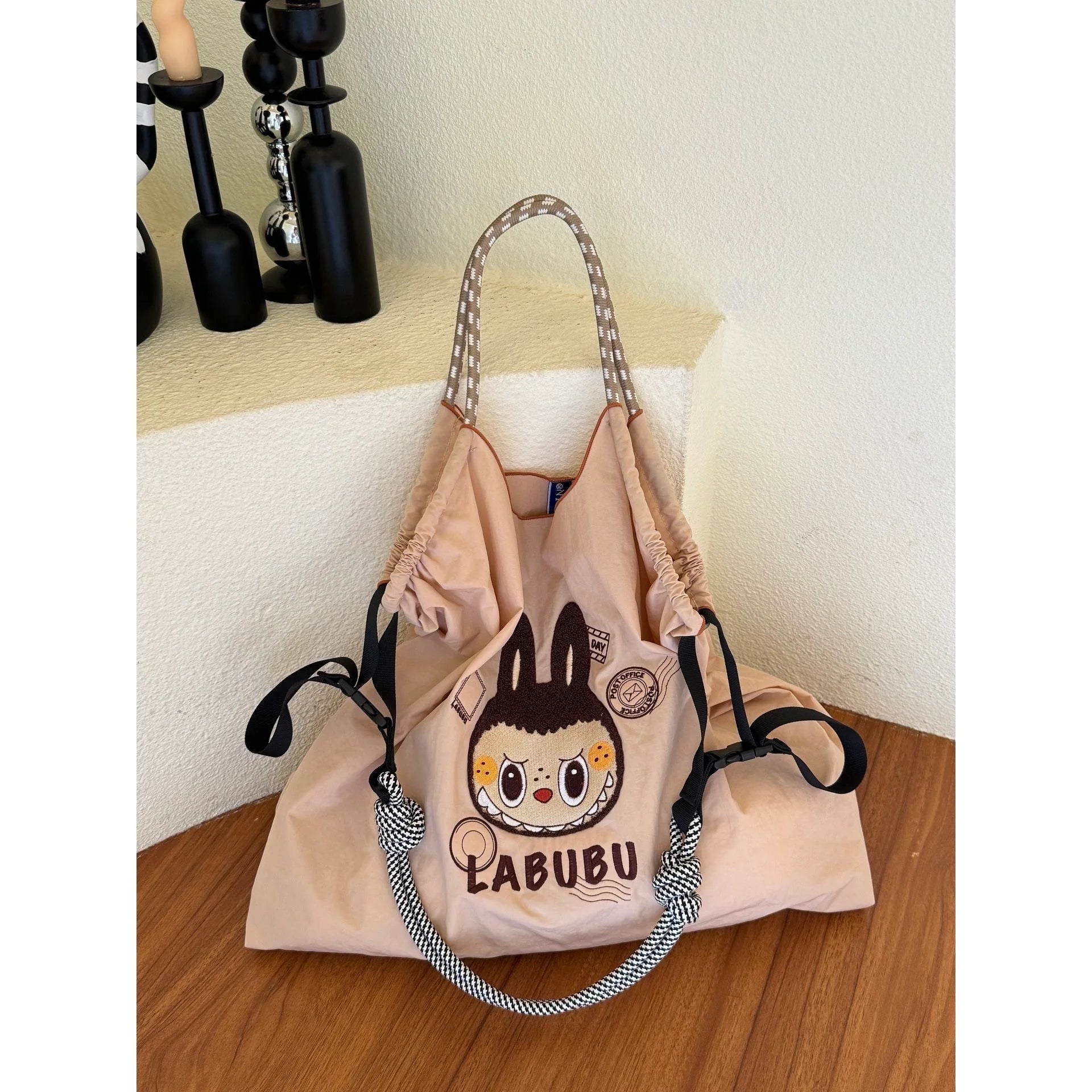Labubu Explorer Tote Bag – Cute Meets Utility