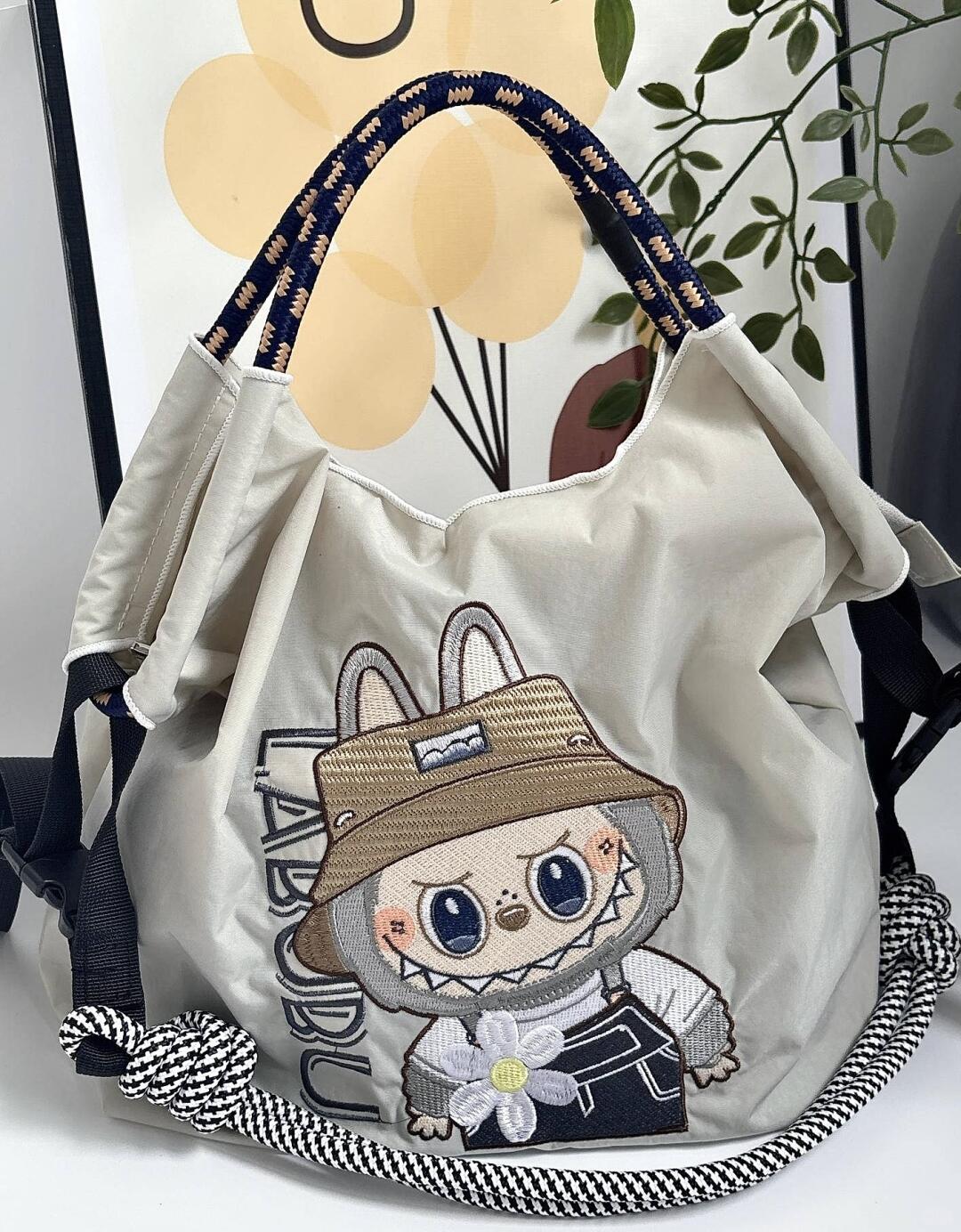Labubu Explorer Tote Bag – Cute Meets Utility