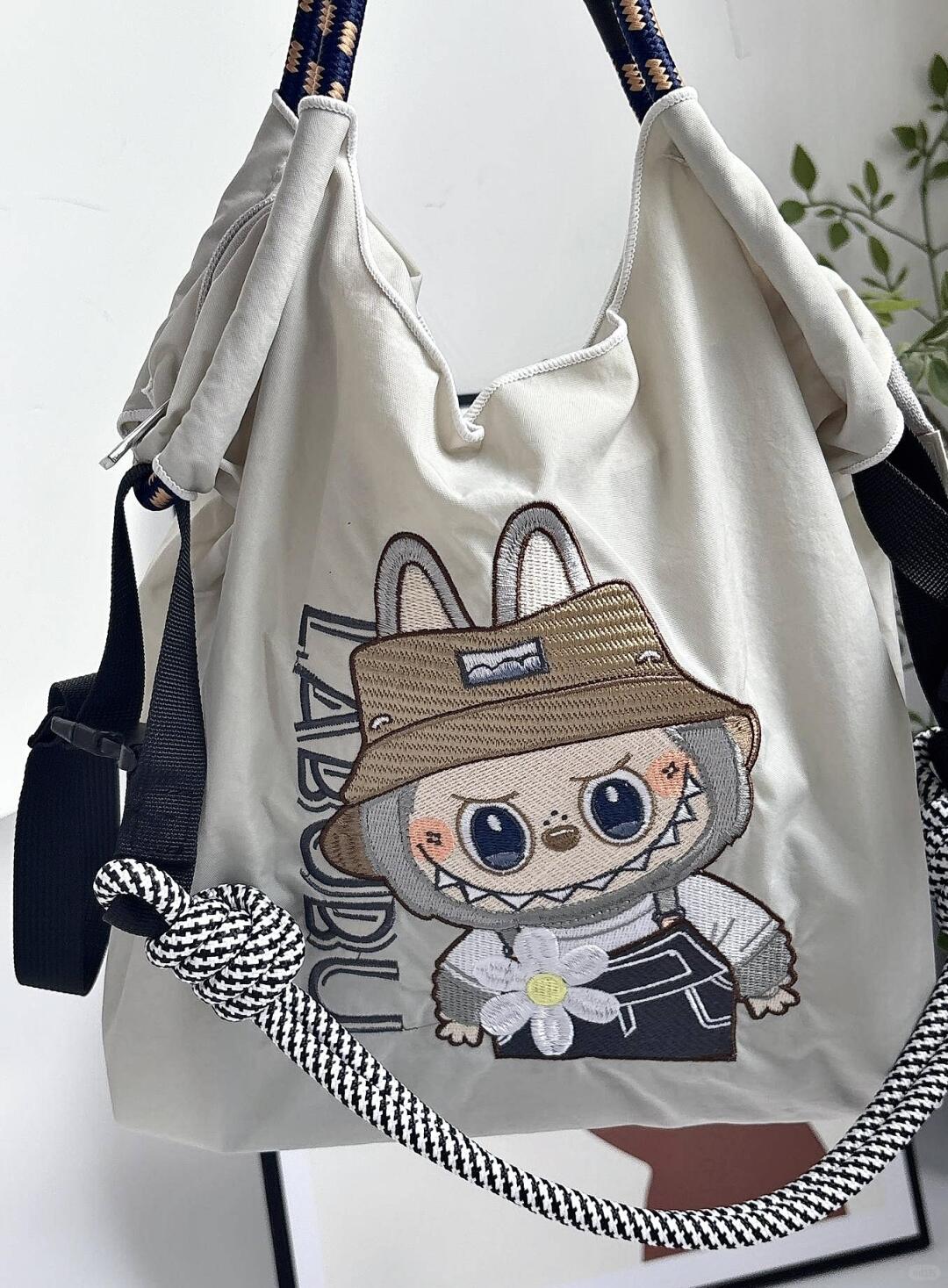 Labubu Explorer Tote Bag – Cute Meets Utility