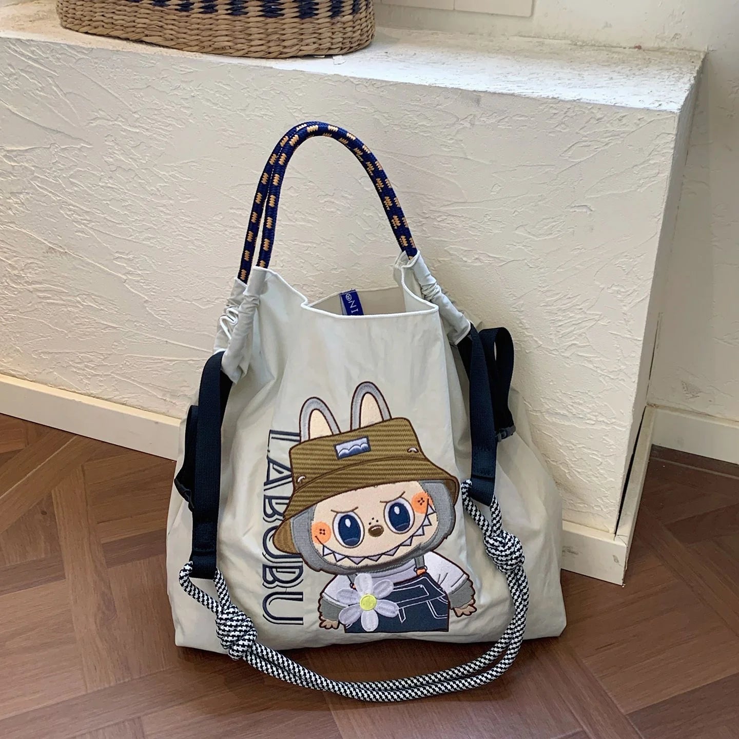 Labubu Explorer Tote Bag – Cute Meets Utility