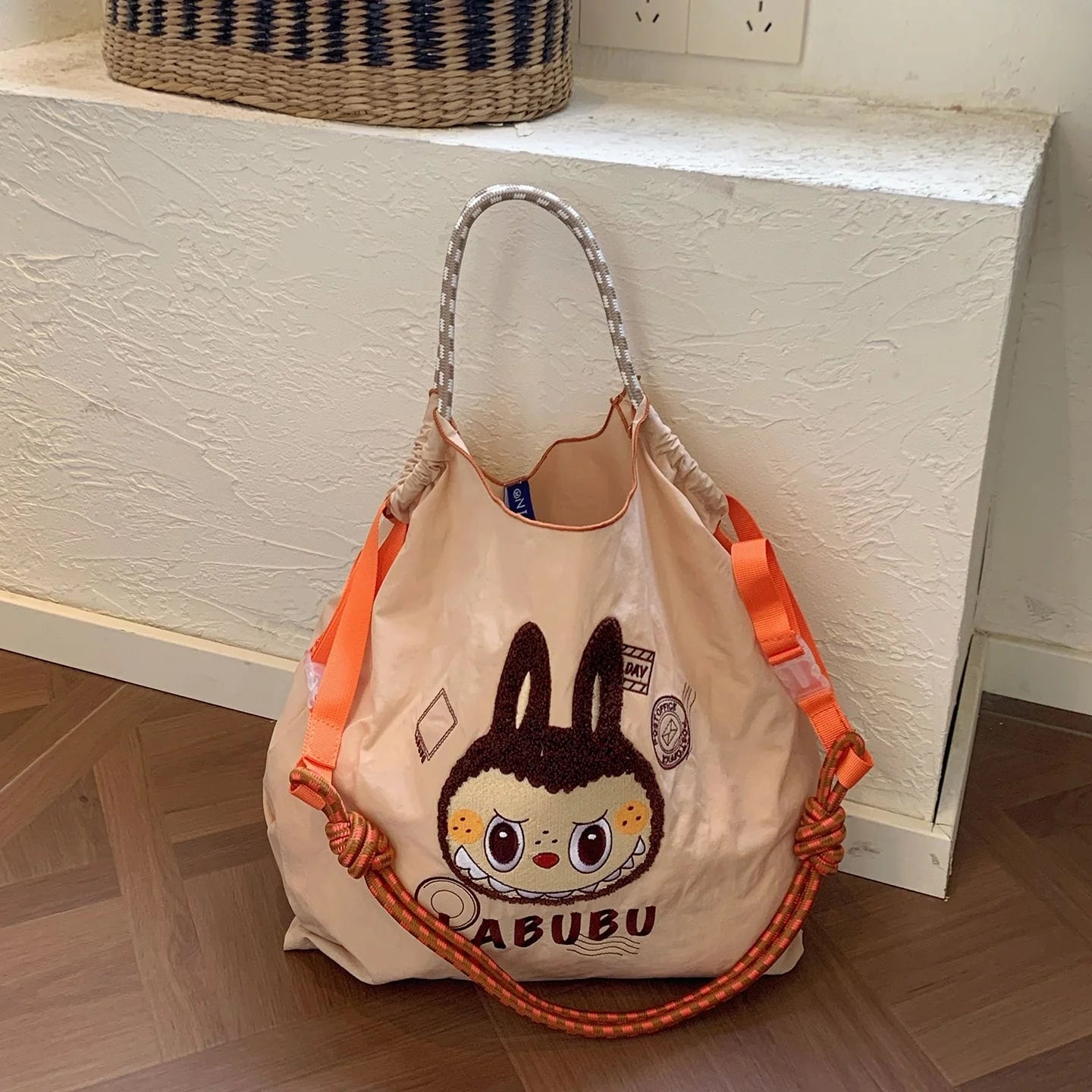 Labubu Explorer Tote Bag – Cute Meets Utility