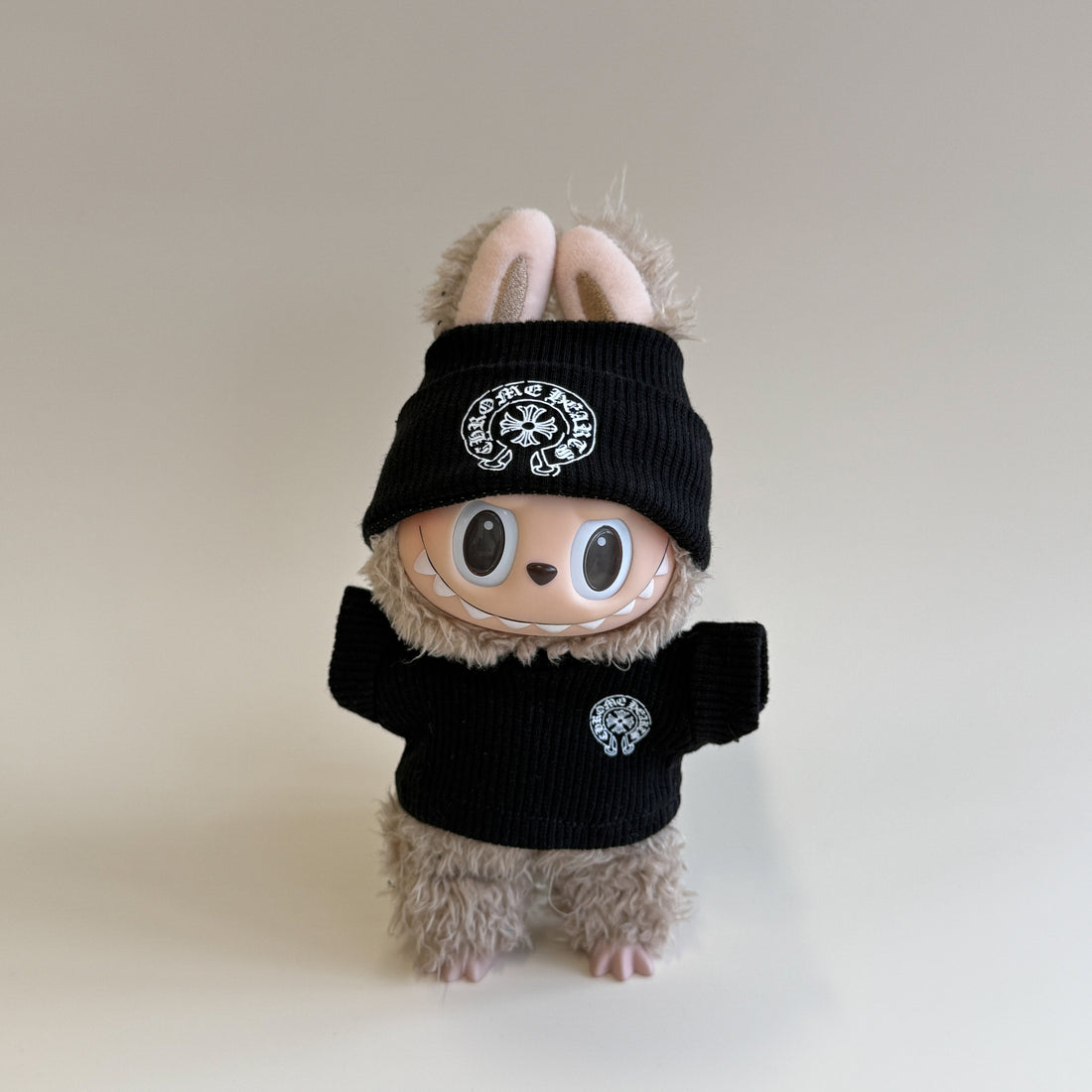 Labubu Luxe Knit Winter Set - Chrome H Inspired