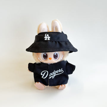 Labubu Black Baseball Set - Yankees Inspired
